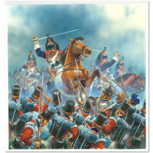 Box Cover Painting by Peter Dennis for Waterloo Quelle Affaire by River Horse