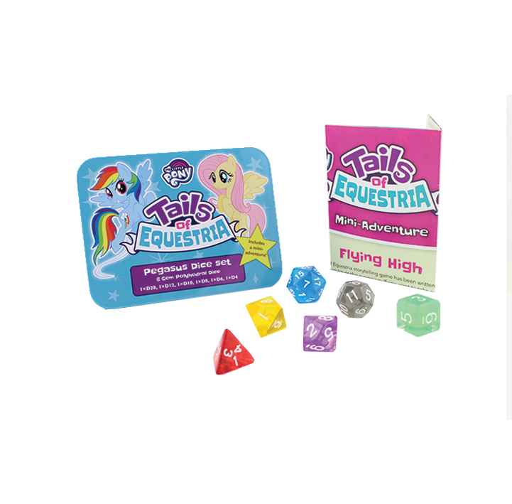 Pegasus Dice set for Tails of Equestria by River Horse