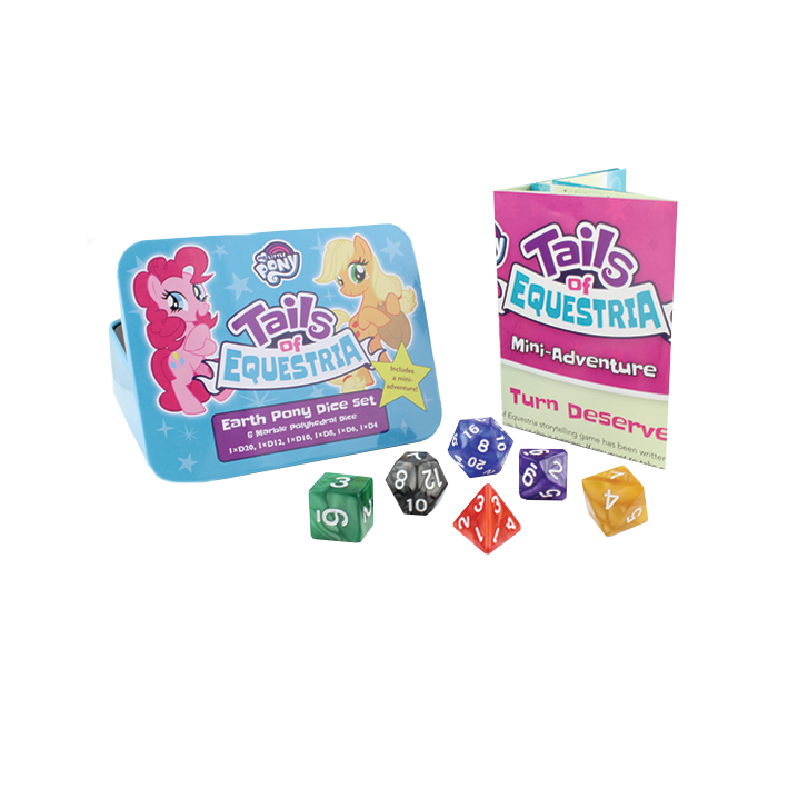 Earth Pony Dice set for Tails of Equestria by River Horse