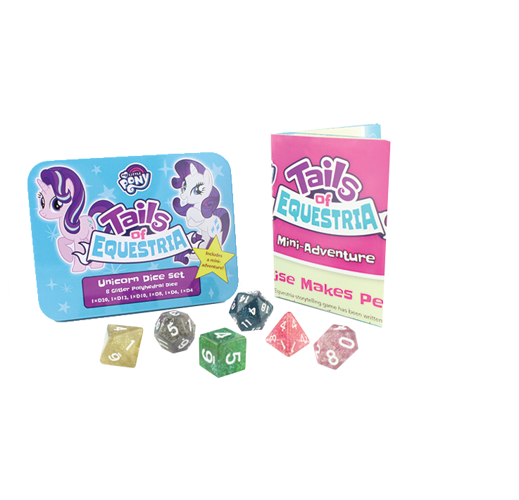 Unicorn Dice set for Tails of Equestria by River Horse