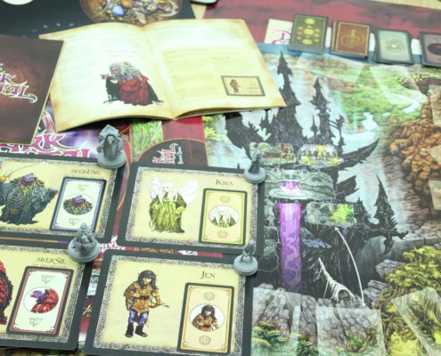 Prototype preview of Jim Henson's The Dark Crystal Board Game by River Horse