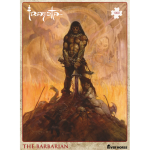 The Barbarian by Frank Frazetta Puzzle by River Horse