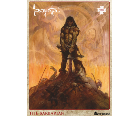 The Barbarian by Frank Frazetta Puzzle by River Horse