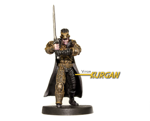 Painted example of Kurgan (Ancient) from Highlander The Board Game by River Horse