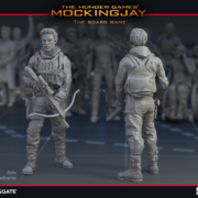 Render of Gale Hawthorne for The Hunger Games: Mockingjay - The Board Game by River Horse