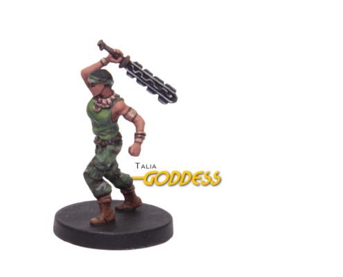 Painted example of Goddess (Modern) from Highlander The Board Game by River Horse