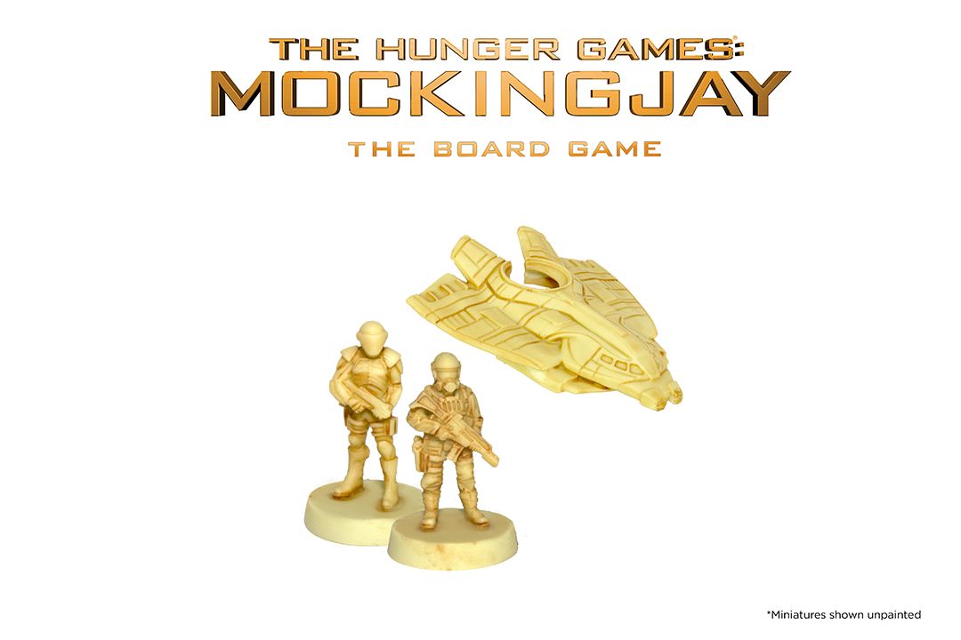Troops & Hovercraft Resins from The Hunger Games: Mockingjay - The Board Game by River Horse