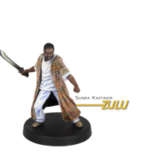 Painted example of Zulu (Modern) from Highlander The Board Game by River Horse