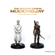 Katniss and President Snow painted by Angel Giraldez from The Hunger Games: Mockingjay - The Board Game by River Horse