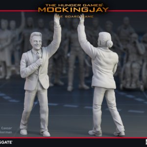 Render of Caesar Flickerman for The Hunger Games: Mockingjay - The Board Game by River Horse