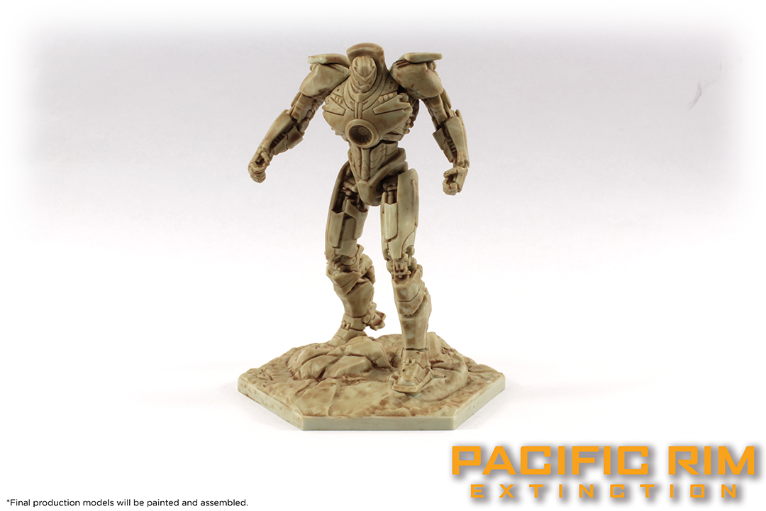 Unpainted Model of Gipsy Danger from Pacific Rim: Extinction by River Horse