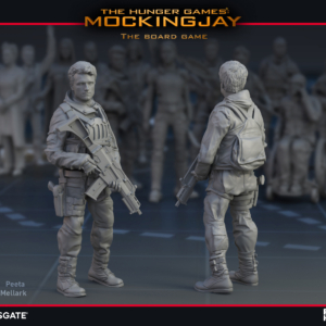 Render of Peeta Mellark for The Hunger Games: Mockingjay - The Board Game by River Horse