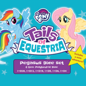 Pegasus Dice set for Tails of Equestria by River Horse Games