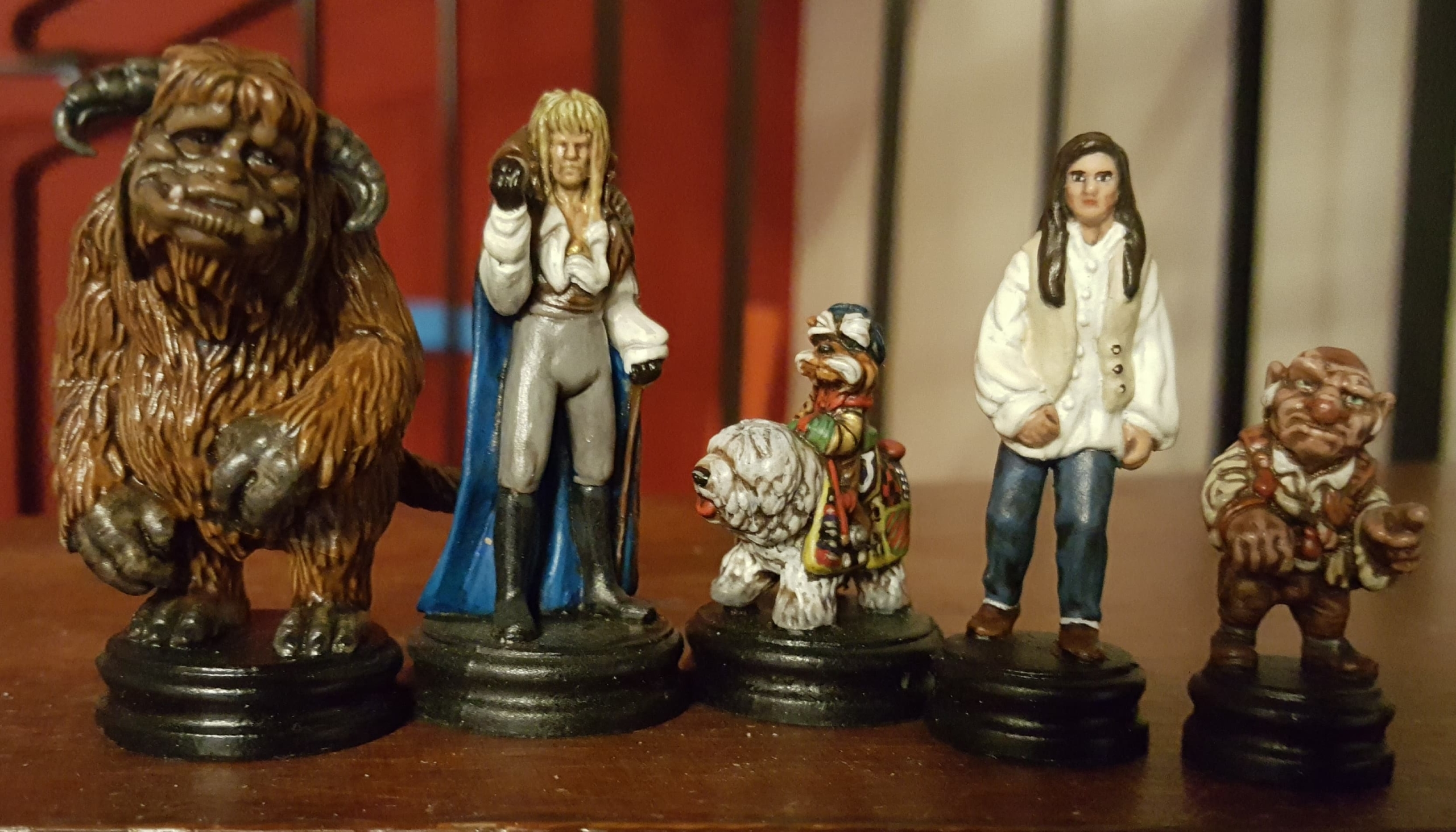 Painted Characters from Jim Hensons Labyrinth the Board Game by River Horse