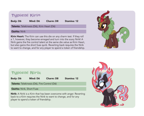 Creature Feature: Kirin/Nirik - Tails of Equestria by River Horse Games
